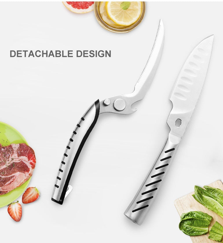 Multi-Function Scissors Chef Knife
