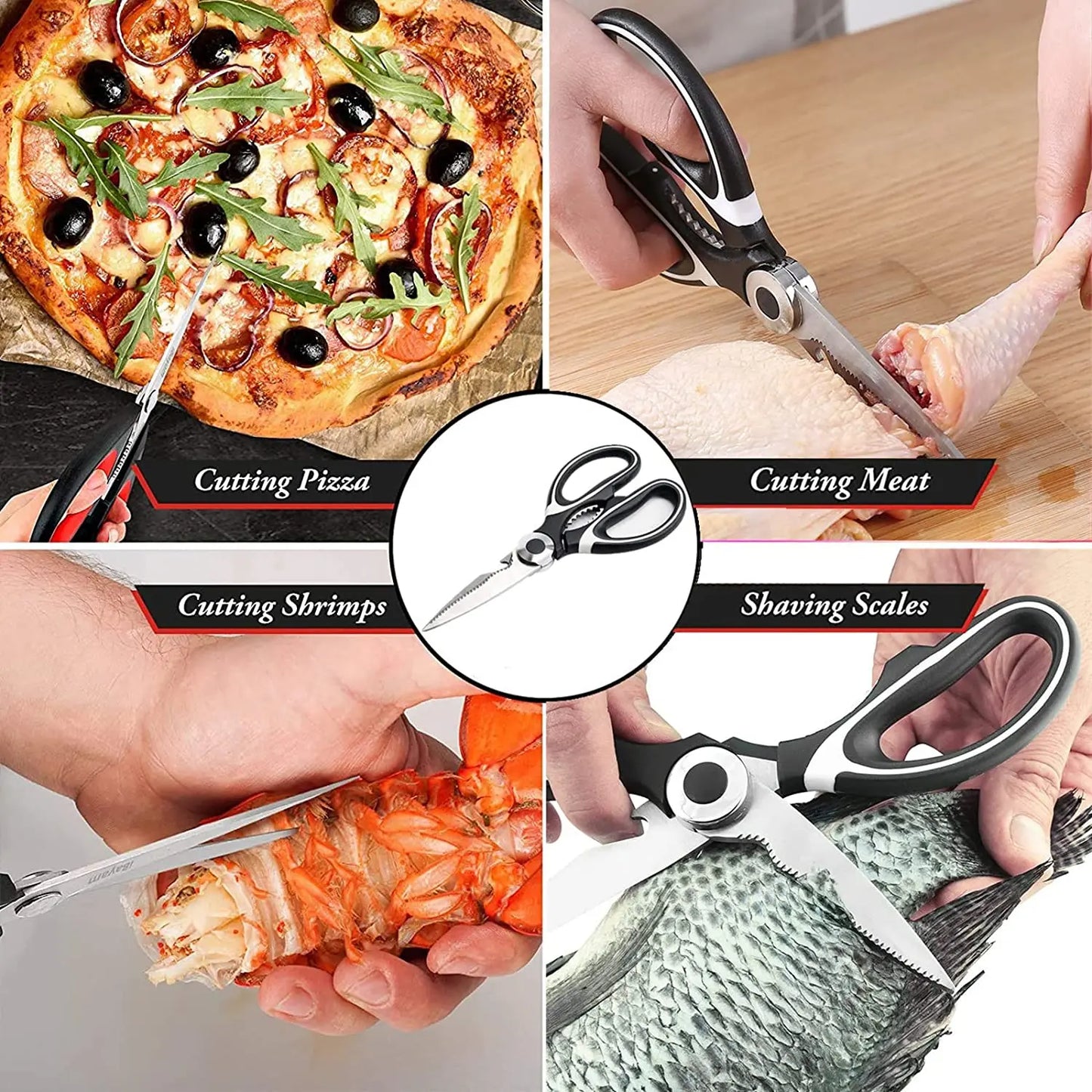 Kitchen Multi-purpose Stainless Steel Scissors